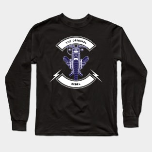 The original rebel - biker Long Sleeve T-Shirt